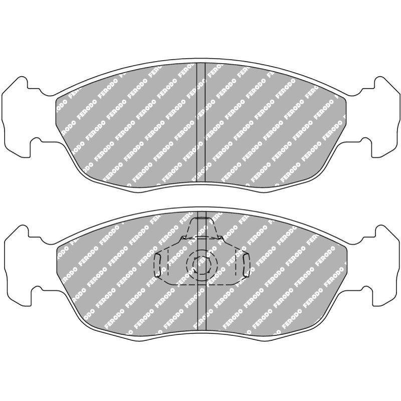 Plăcuțe de frână Ferodo DS3.12 FCP876G - F-CP876G - FCP876G - 3666618075631